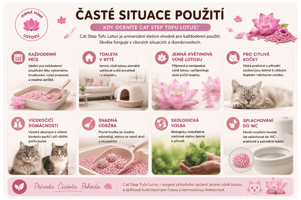 Průvodce použitím Cat Step Tofu Lotus